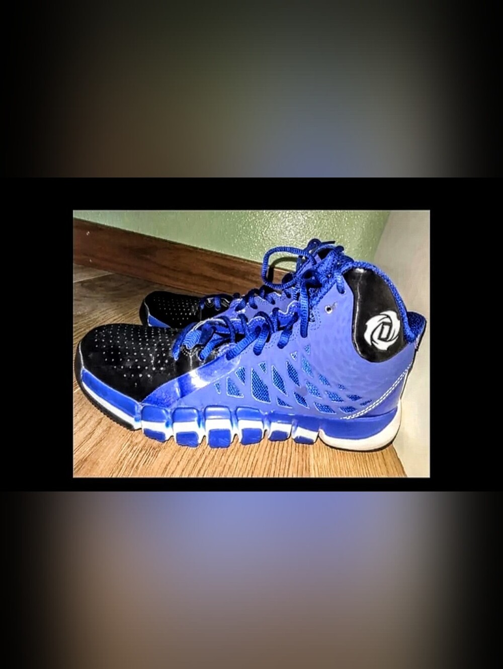 Basketball Adidas D Rose 773 II Royal/Running Blue Black White Men's Size 6.5